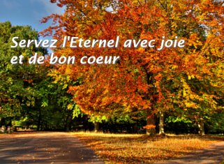 SERVONS DIEU AVEC JOIE